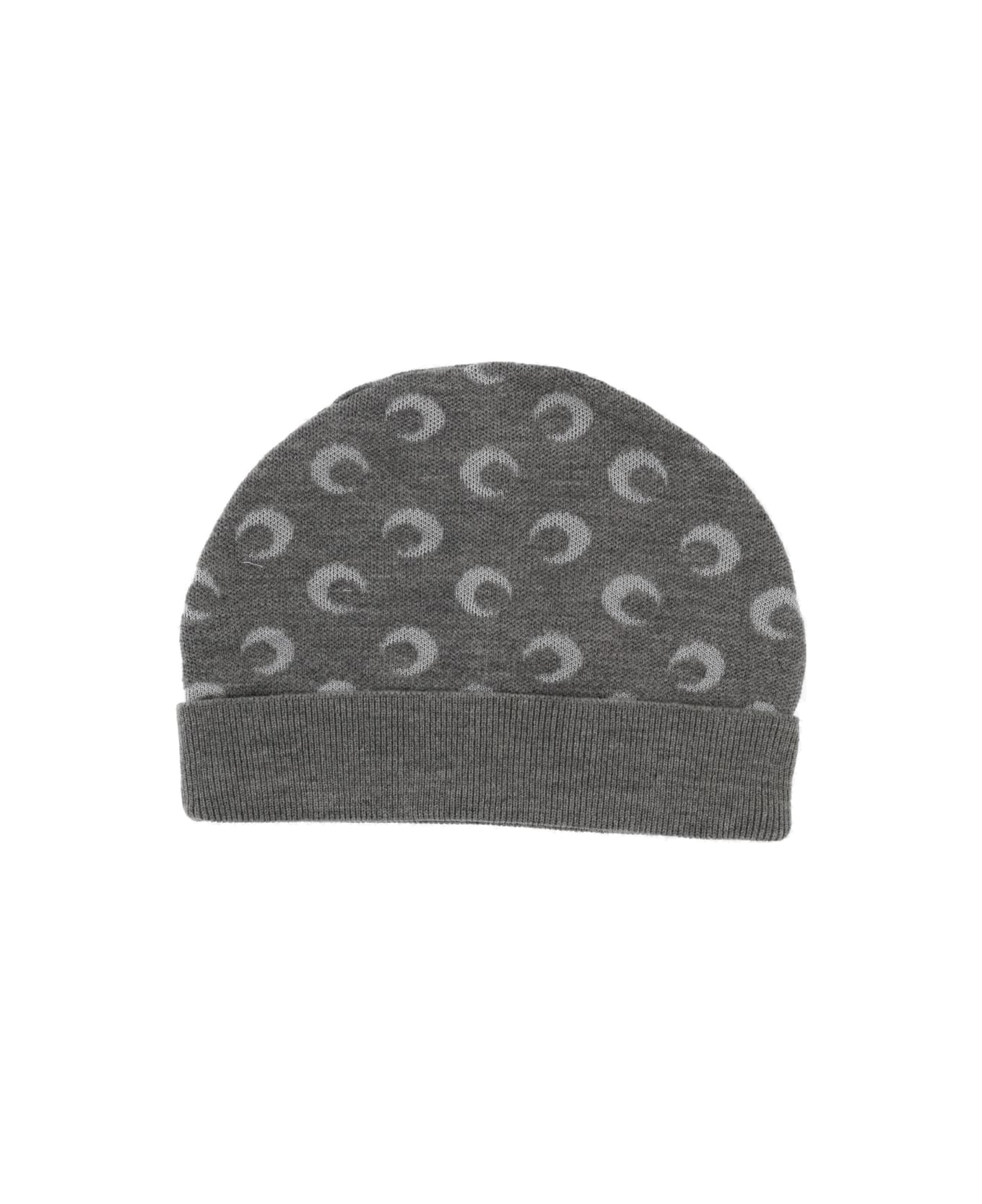 Marine Serre Cap With Logo - GREY