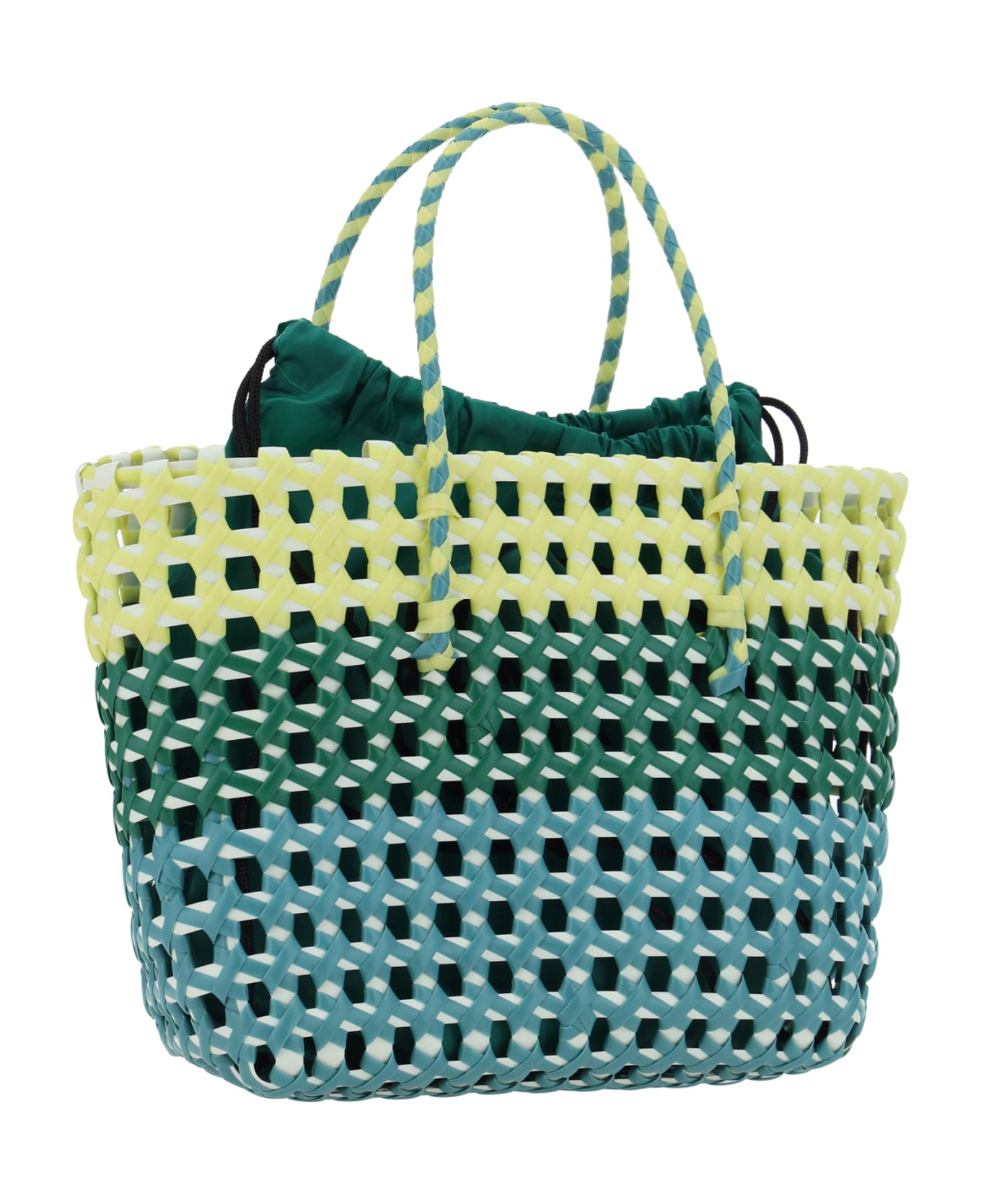 LaMilanesa Negroni Handbag - Azzurro/verde/giallo