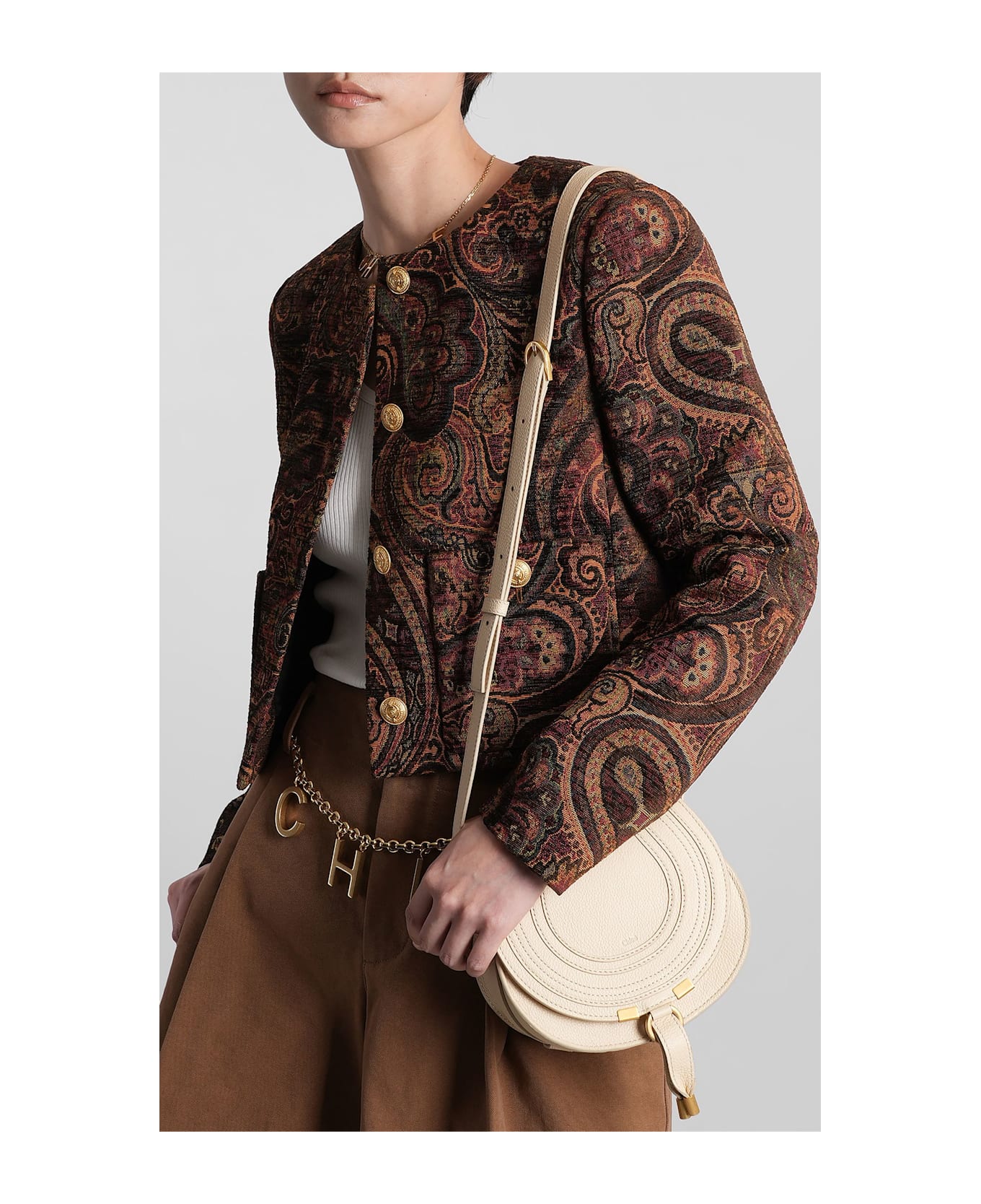 Chloé Casual Jacket In Multicolor Viscose - multicolor