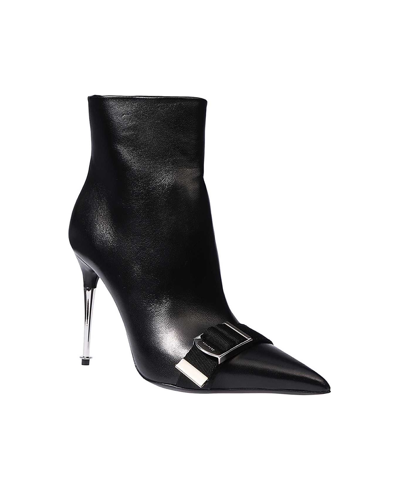 Tom Ford Leather Ankle Boots - black