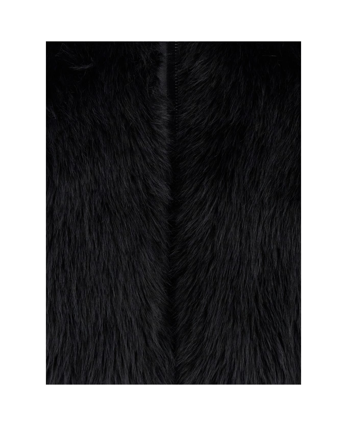 MICHAEL Michael Kors Faux Fur Bomer Jkt - Black