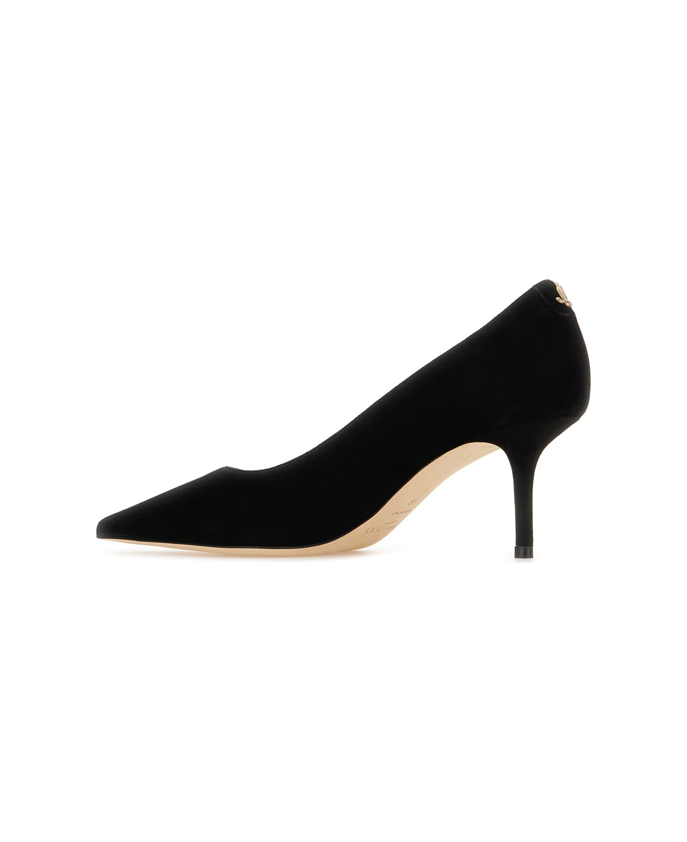 Jimmy Choo Black Suede Love Pumps - BLACK