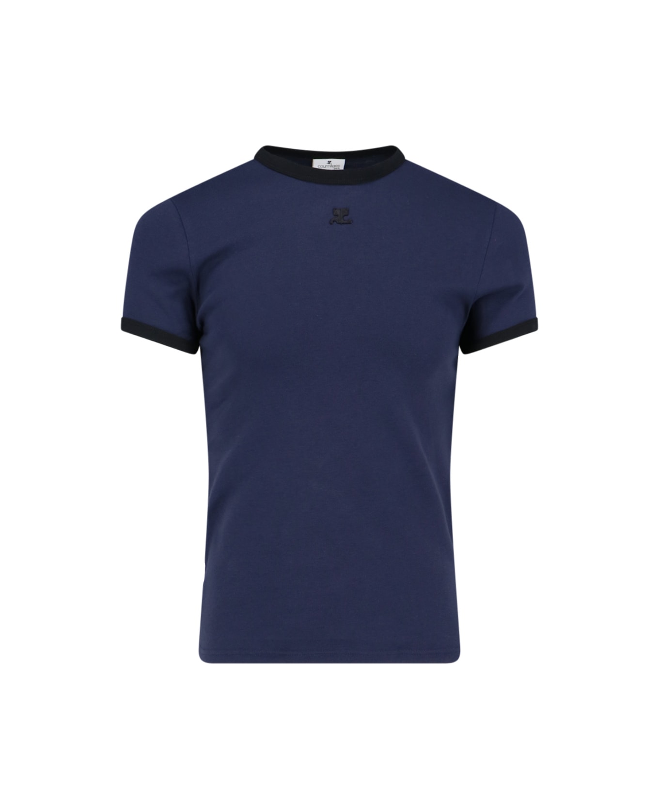 Courrèges 'bumpy Reedition' T-shirt - Blue
