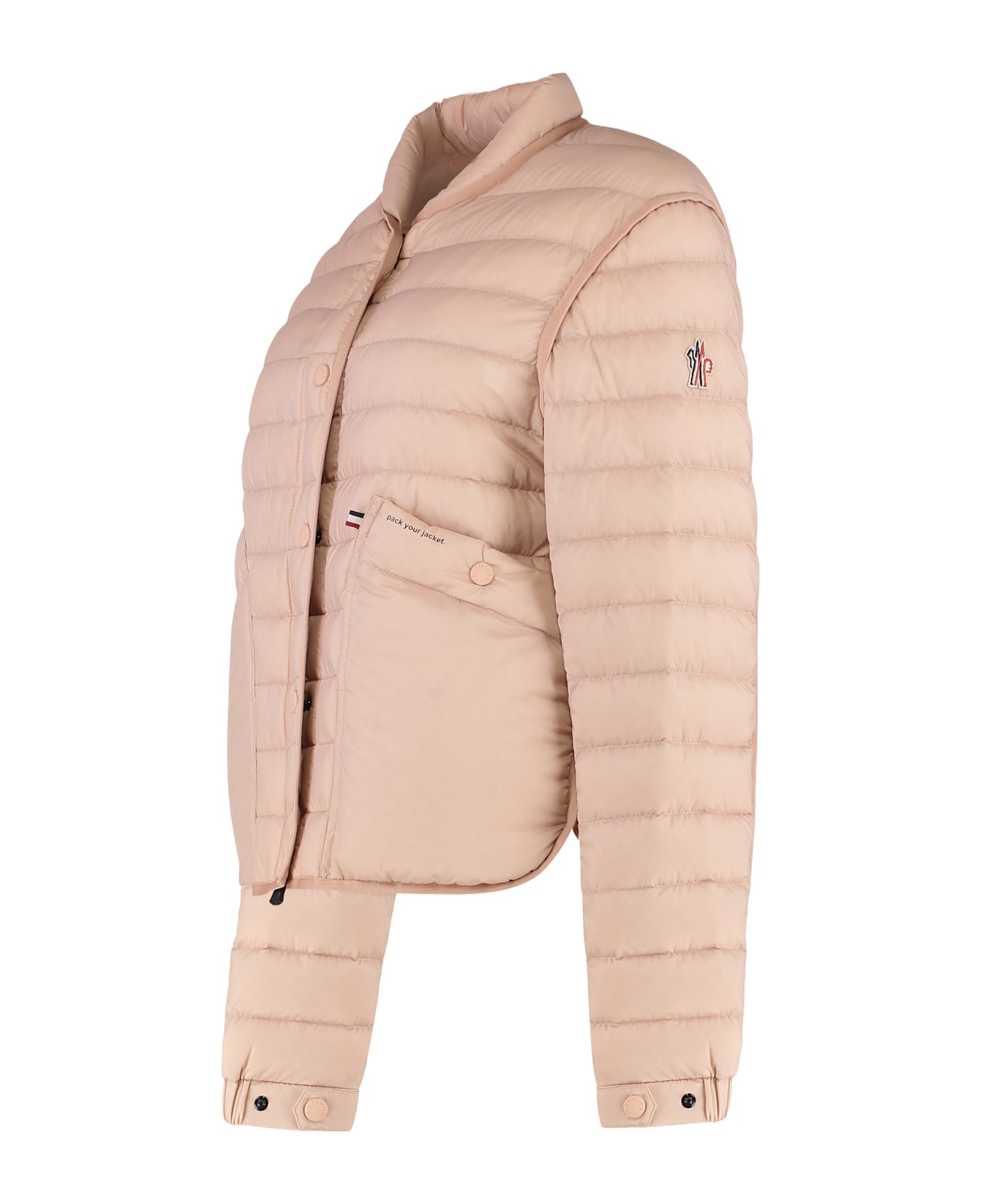 Moncler Grenoble Madulain Short Down Jacket - Pink