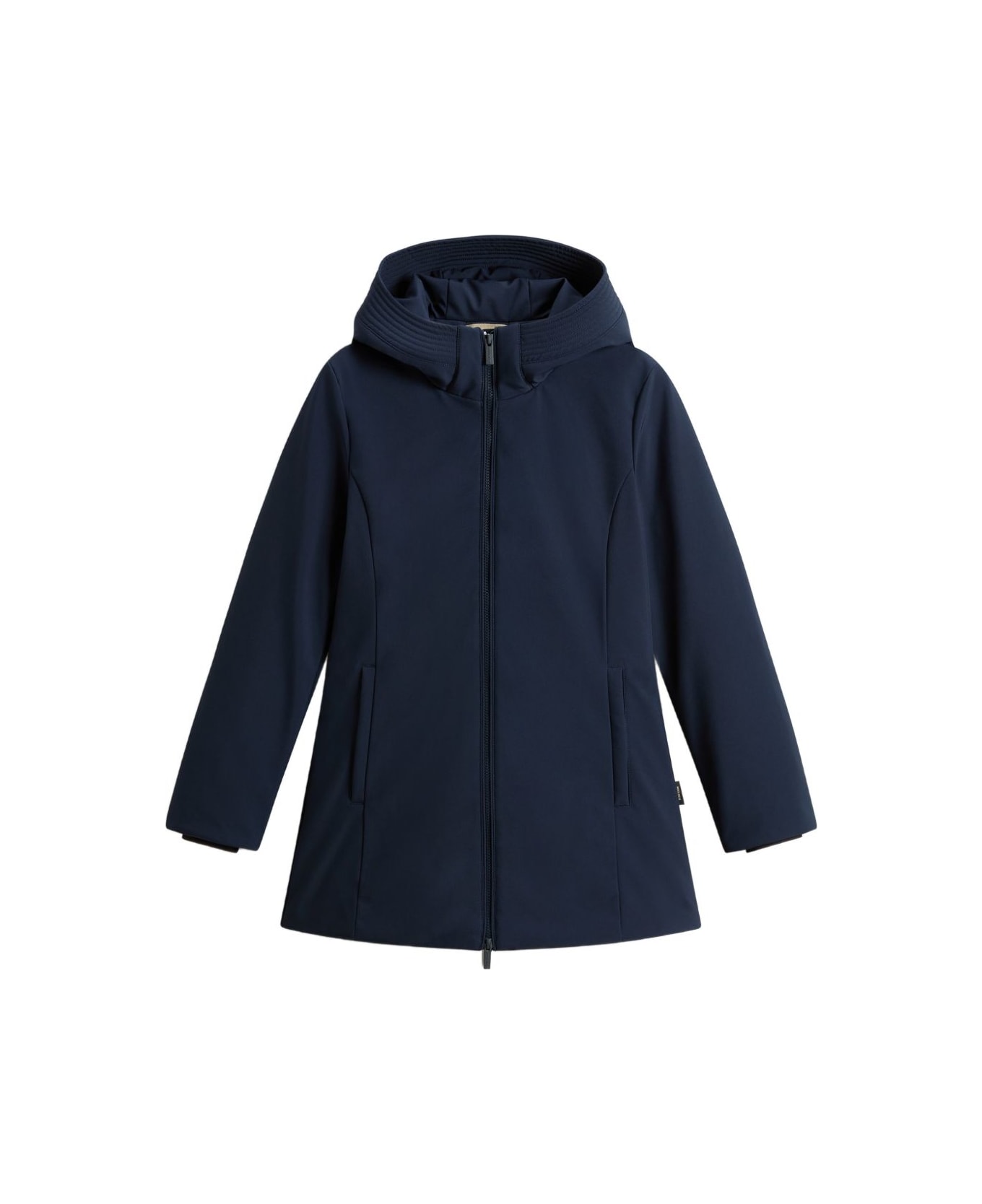 Woolrich Midi Parka Coat - Blue