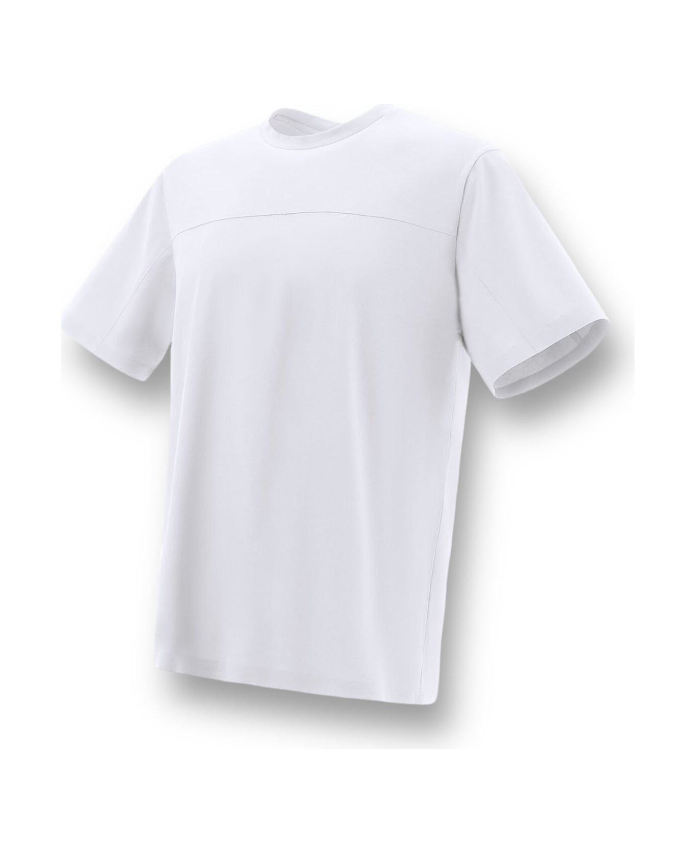 Herno Short Sleeved Crewneck T-shirt Herno - WHITE