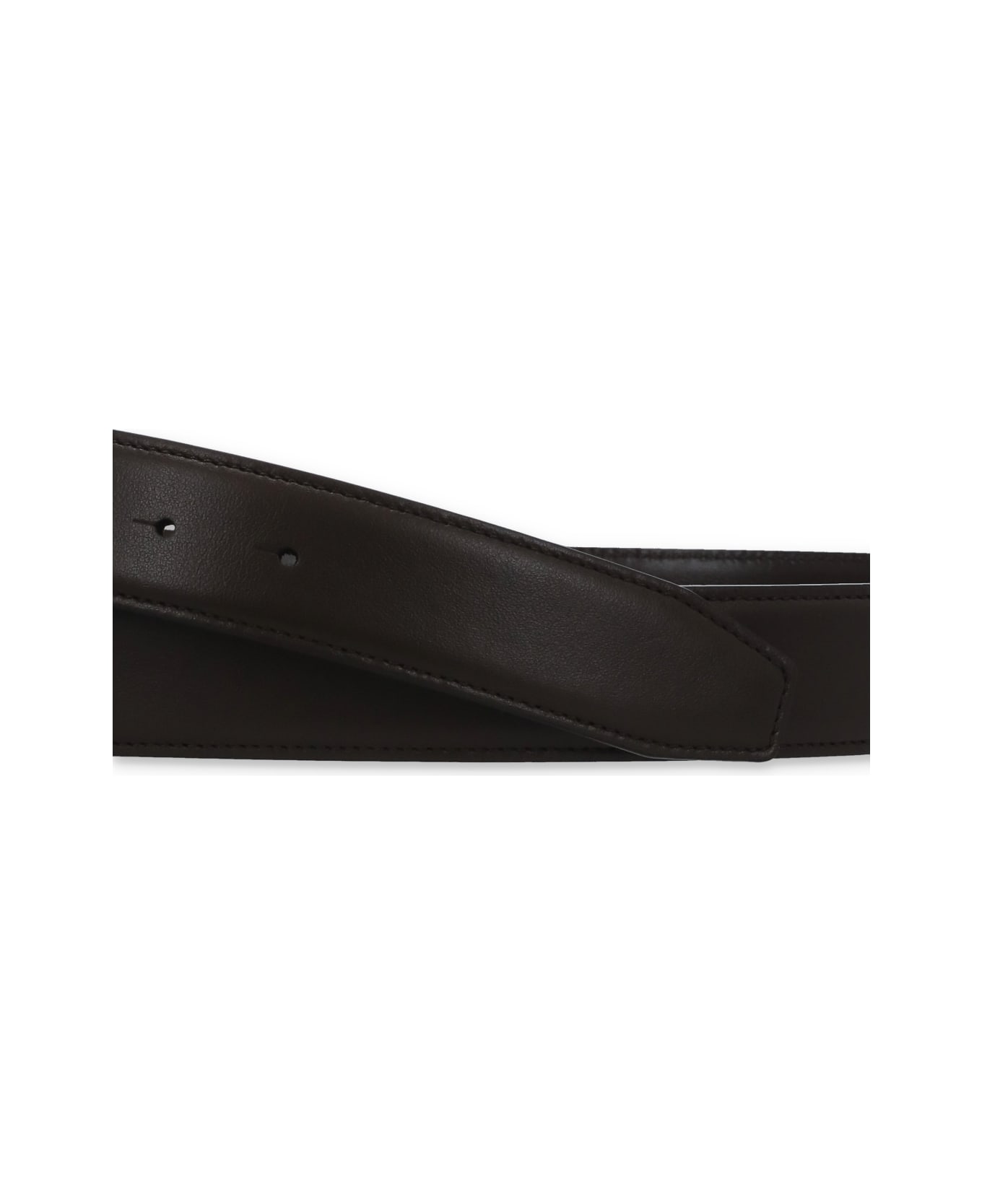 Tod's Leather T Timeless Belt - BROWN ベルト