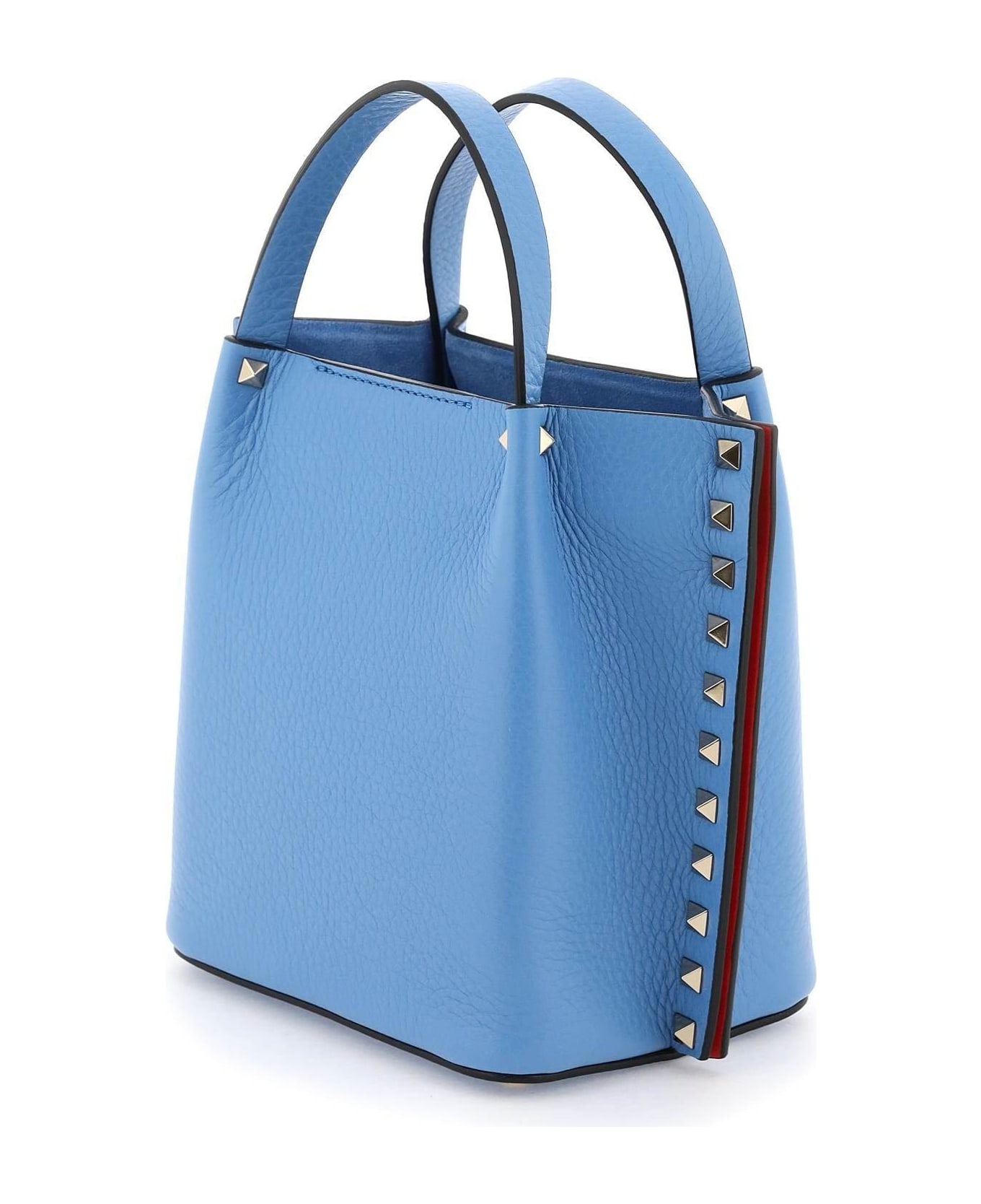Valentino Garavani Garavani Rockstud Top Handle Bag - Blu