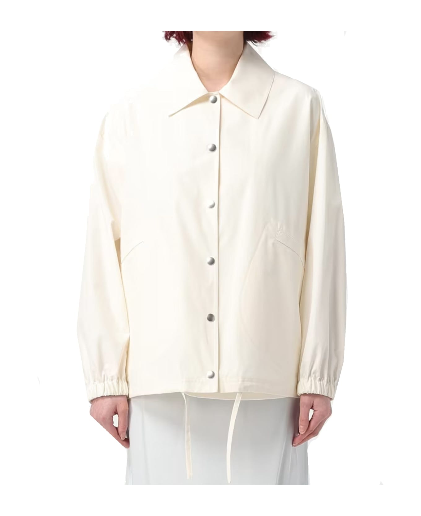 Jil Sander Cotton Jacket - White