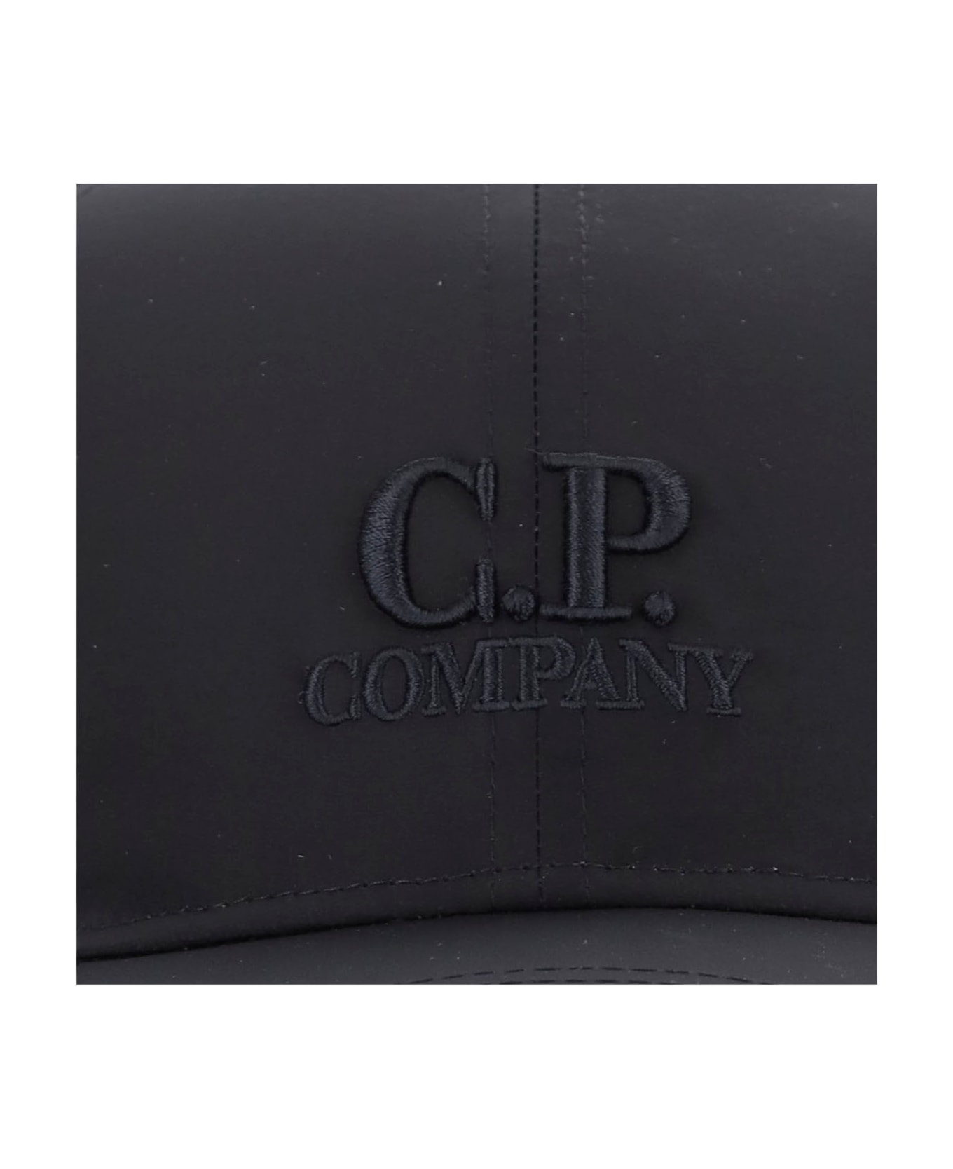 C.P. Company Chrome-r Nylon Hat With Logo - Blue