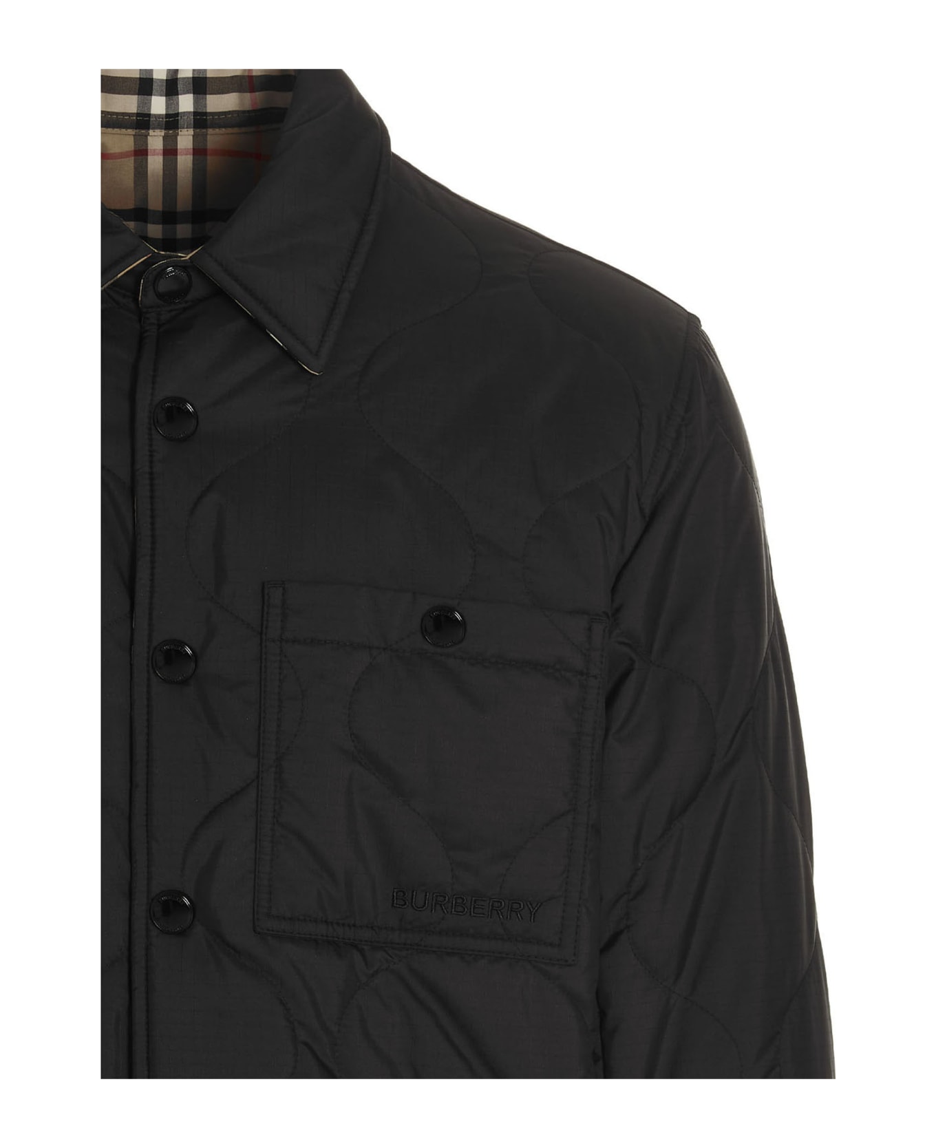 Burberry Reversible Quilted Overshirt - Multicolor