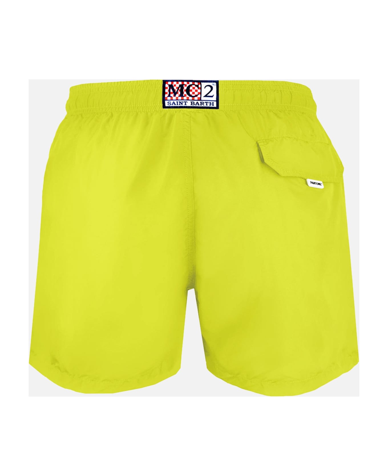 MC2 Saint Barth Man Fluo Yellow Swim Shorts | Pantone Special Edition - YELLOW スイムトランクス