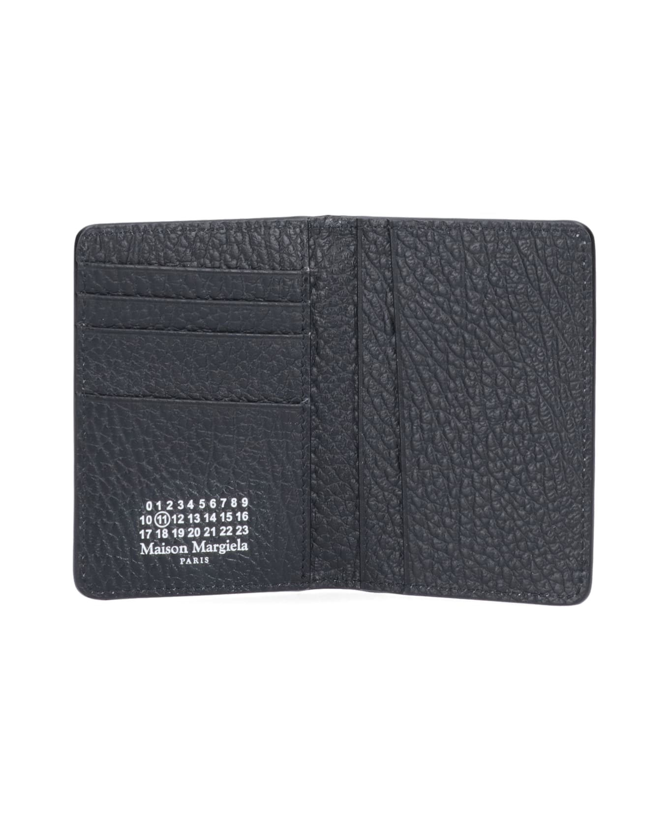 Maison Margiela 'four Stitches' Card Holder - Black  