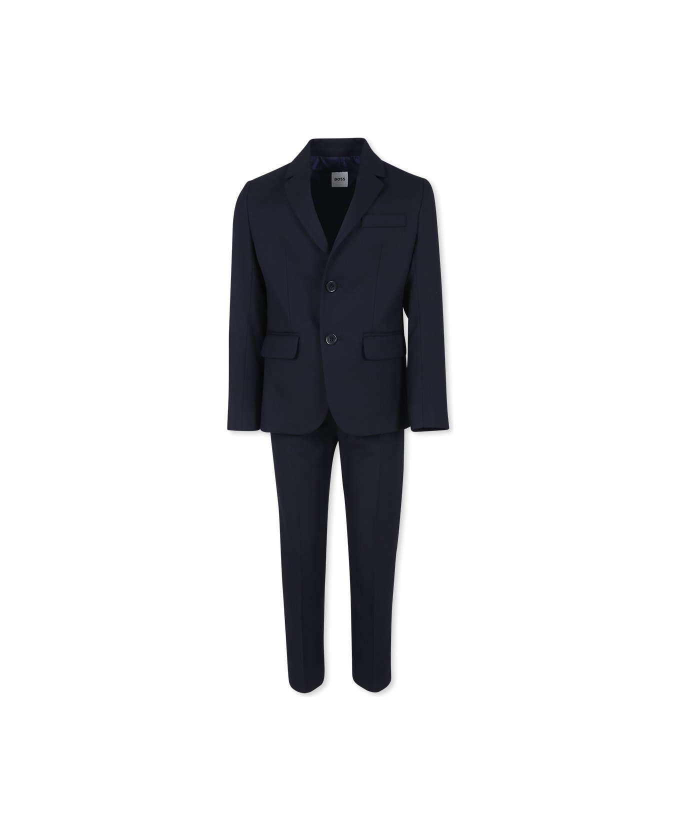 Hugo Boss Blue Suit For Boy - Blue スーツ