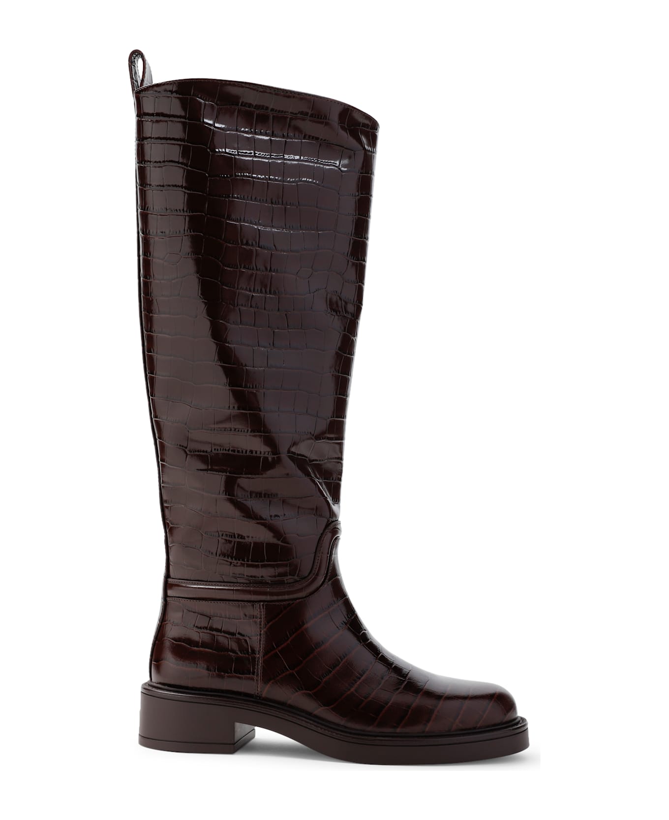 Stuart Weitzman Celia Riding Boots - V Walnut Tonal