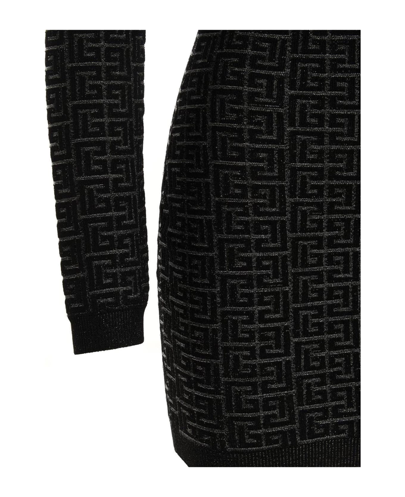 Balmain 'monogram  Dress - Black  