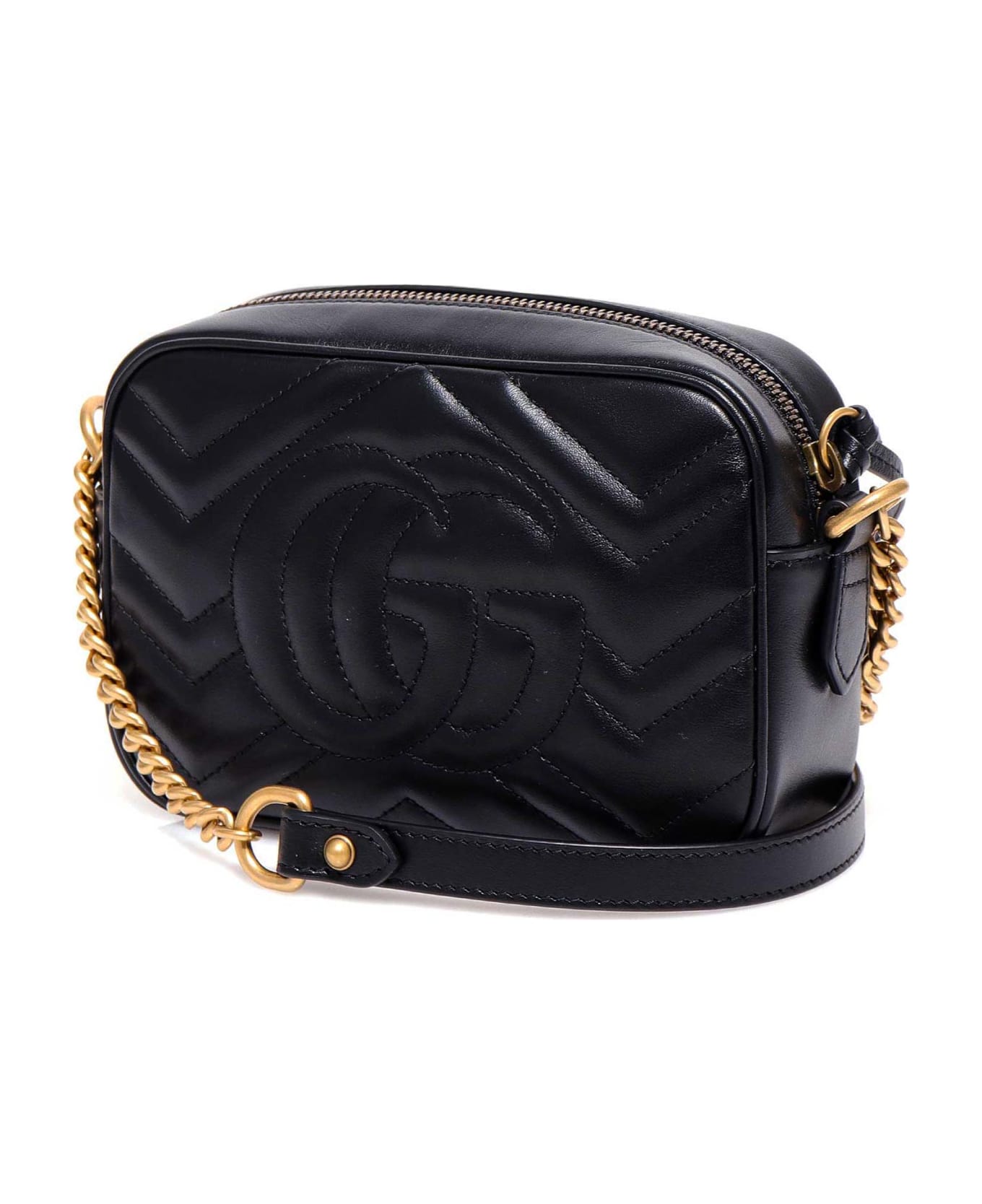 Gucci Gg Marmont Shoulder Bag - Black