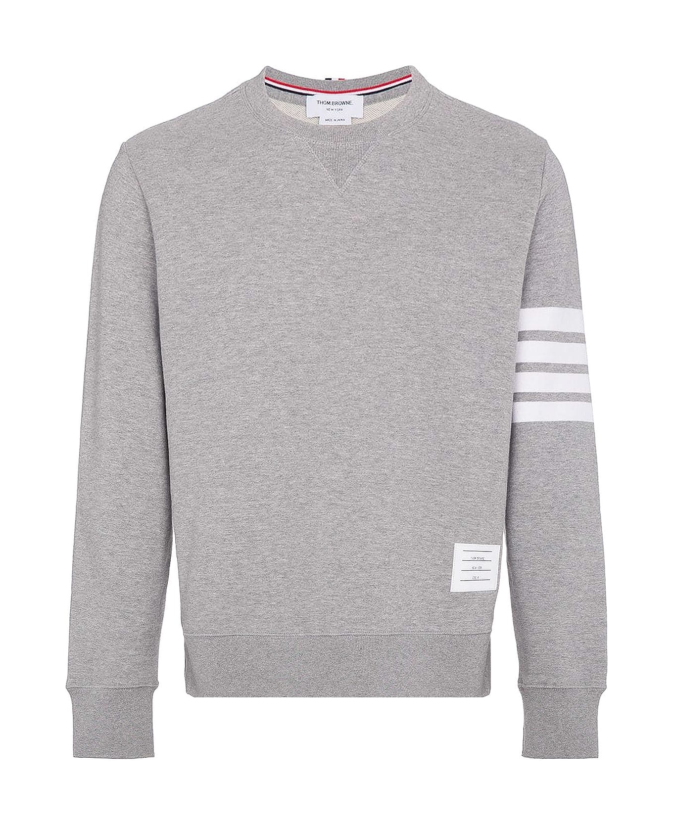 Thom Browne Grey '4-bar' Sweatshirt - Light grey フリース