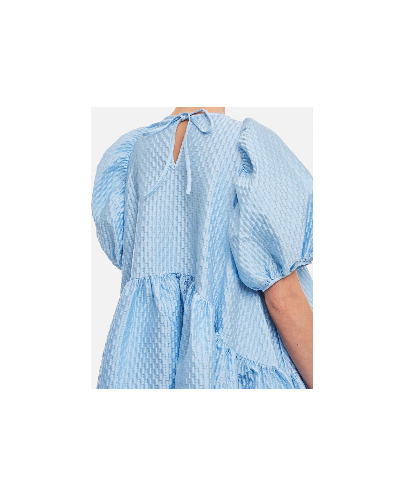 Cecilie Bahnsen Alexa Synthetic Mini Dress - Sky blue
