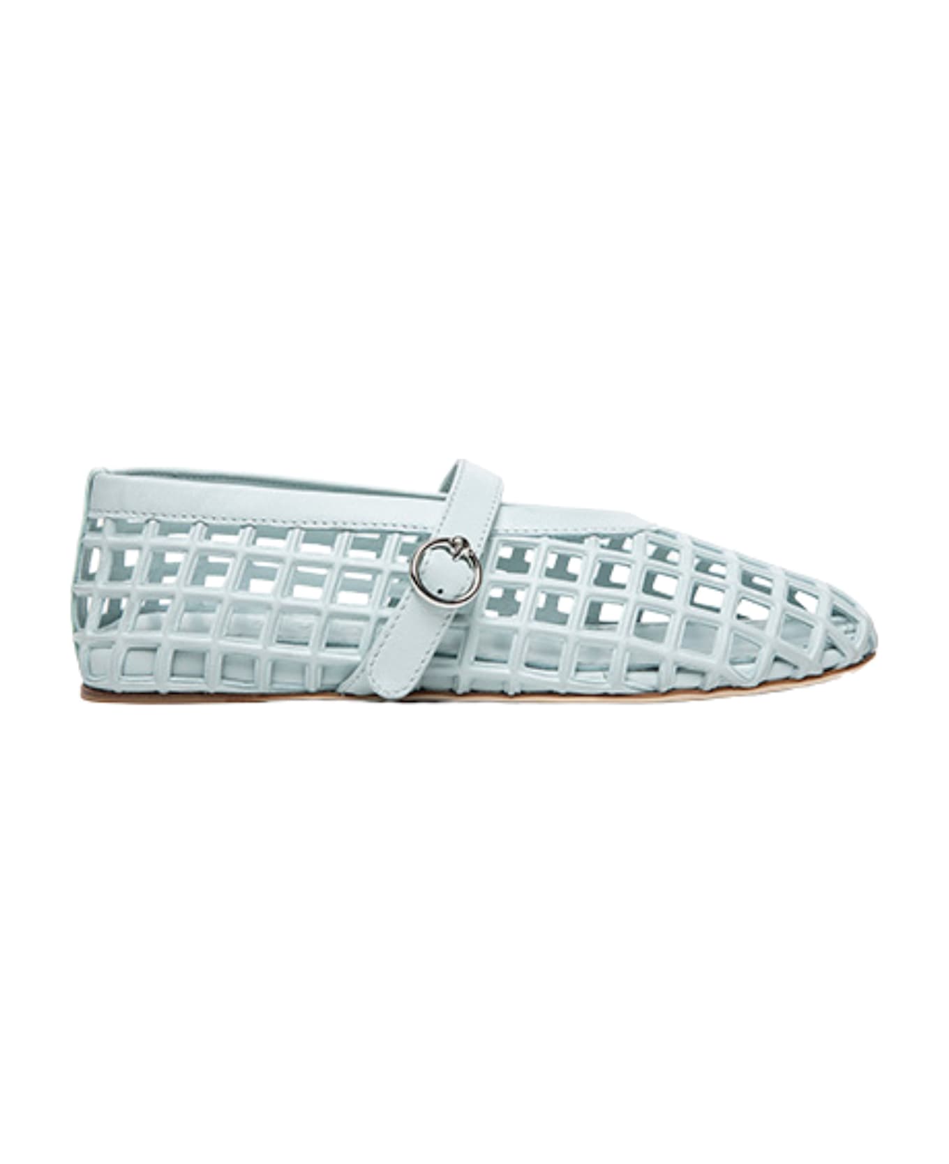 フラットシューズ 3Juin Gwen 005 Calfskin Leather Ballerina Flats Gwen 005 Ballet flats in silver leather – Deliberti