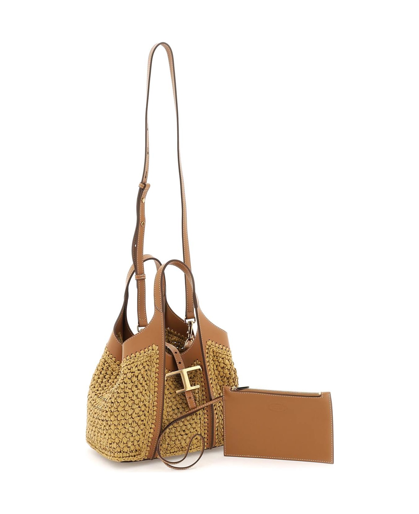 Tod's T Timeless Tote Bag - NATURALE KENIA SC (Beige) トートバッグ
