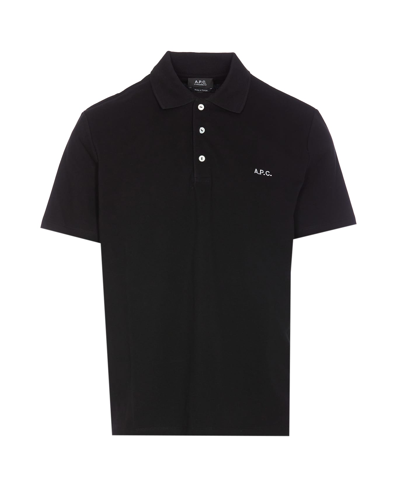 A.P.C. Standard Logo Polo - BLACK