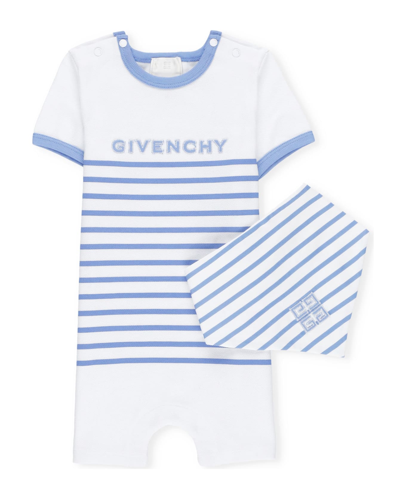 Givenchy Two Piece Set With Logo - Blue
