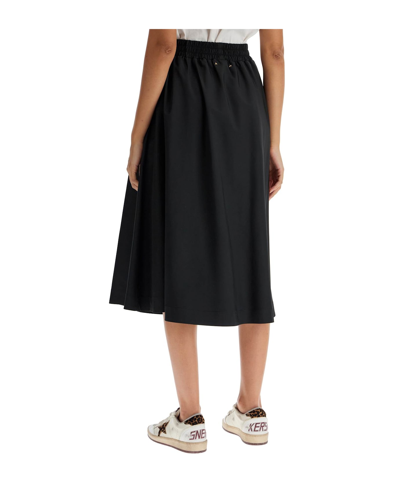 Golden Goose Nylon Midi Skirt - Black