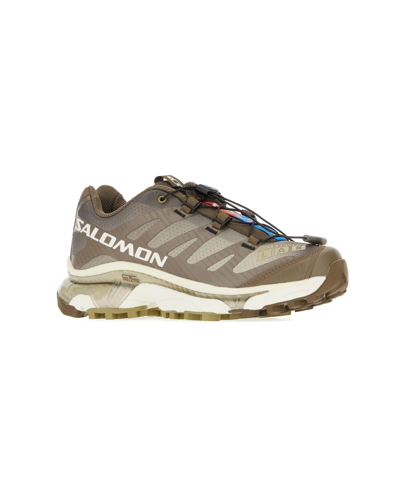 Salomon Multicolor Fabric Xt-4 Og Sneakers - YELLOW