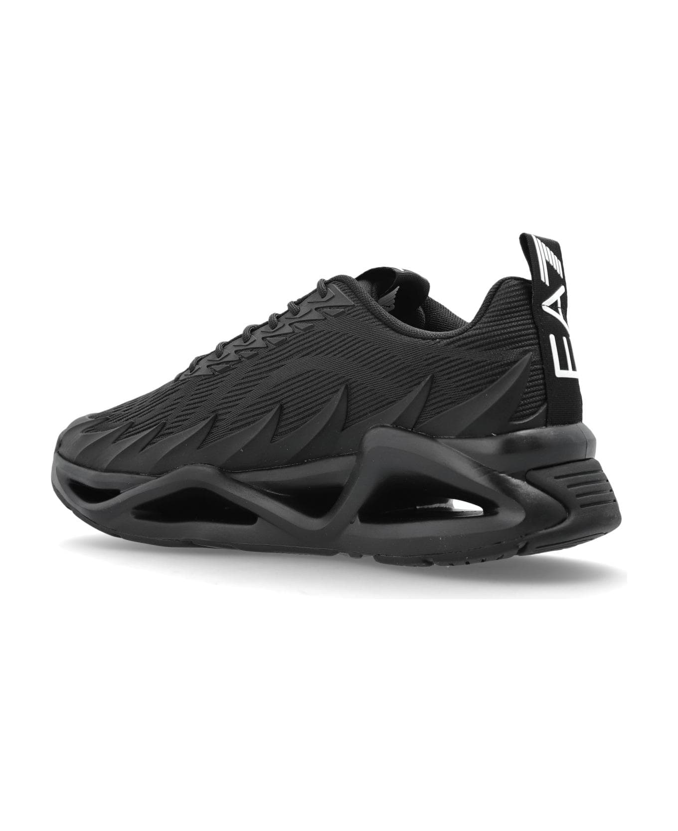 EA7 Emporio Armani Sports Shoes With Logo - Black