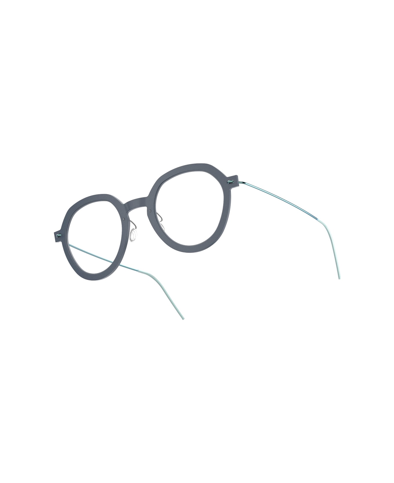 LINDBERG N.o.w. 6640 D18 P85 804 Blu Satinato Turchese Glasses - Blu
