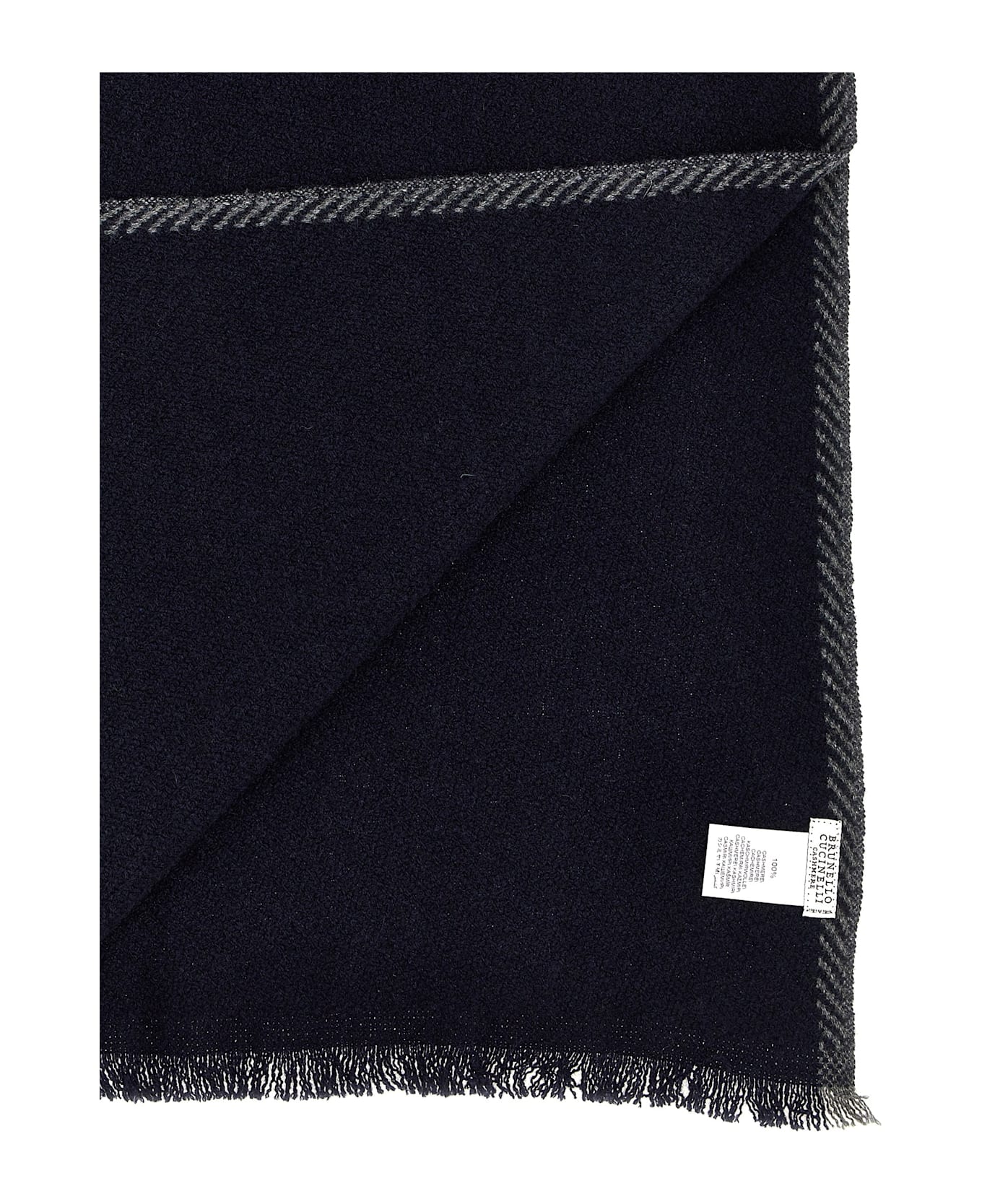 Brunello Cucinelli Cashmere Scarf - Blue