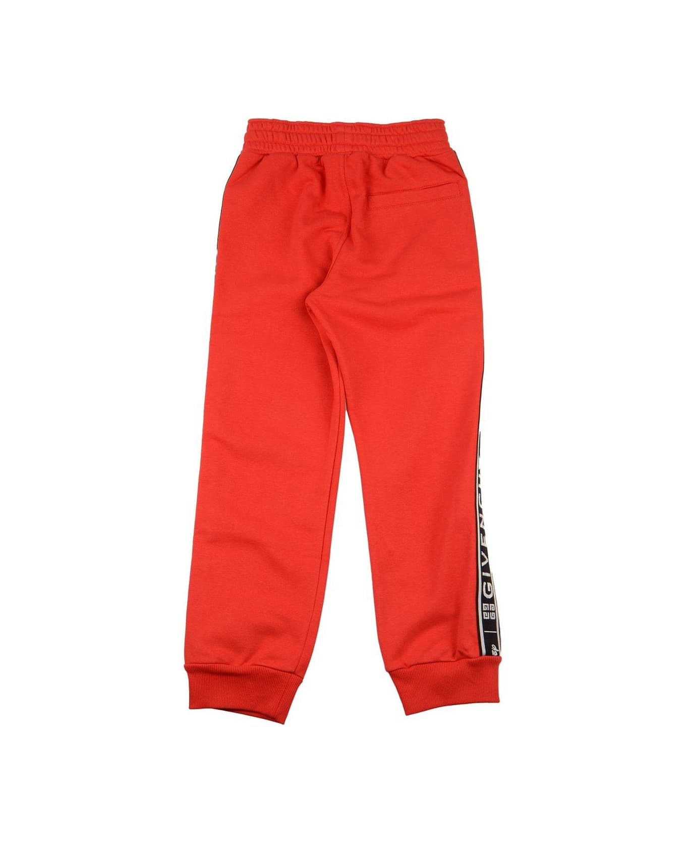 Givenchy X Disney Logo Tape Drawstring Track Pants - Red