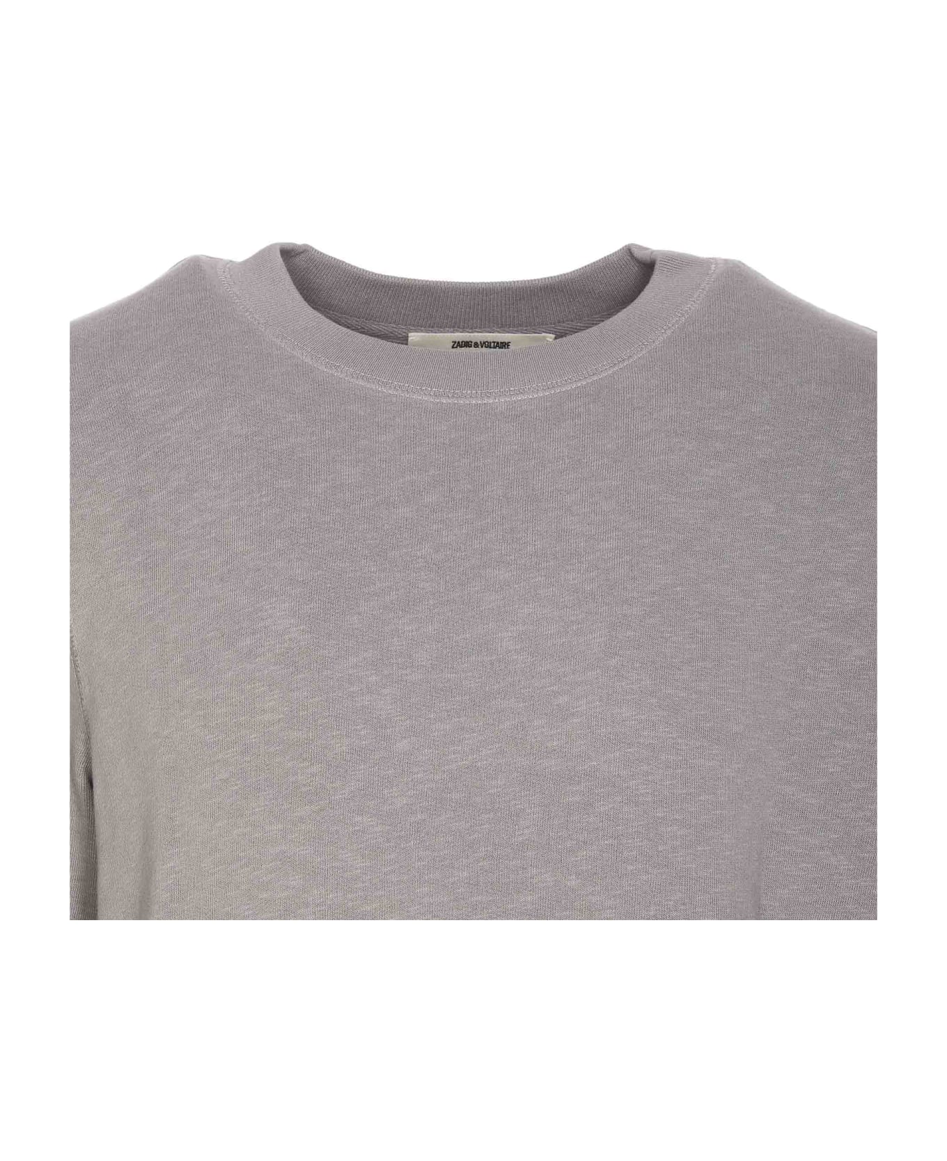 Zadig & Voltaire Skull Block Sweatshirt - Grey