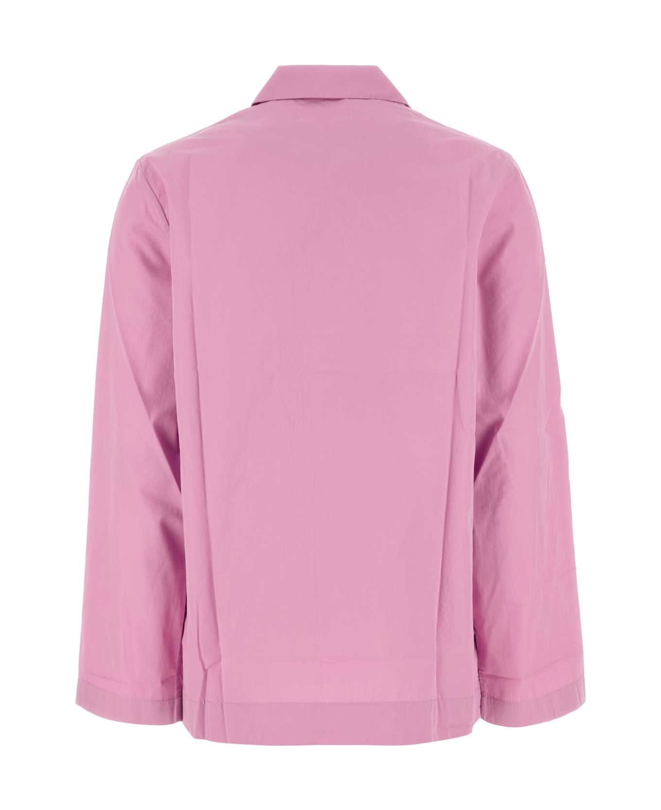 Tekla Pink Poplin Shirt - PURPLEPINK