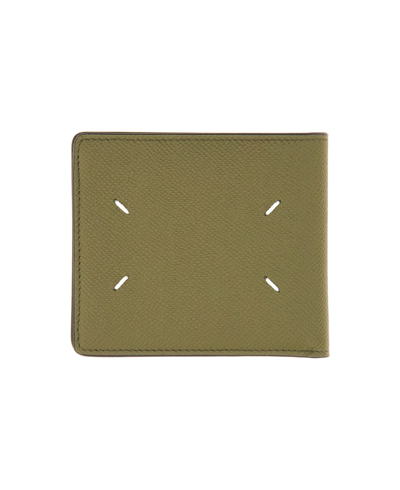Maison Margiela Bi-fold Four Stitches Wallet - GREEN