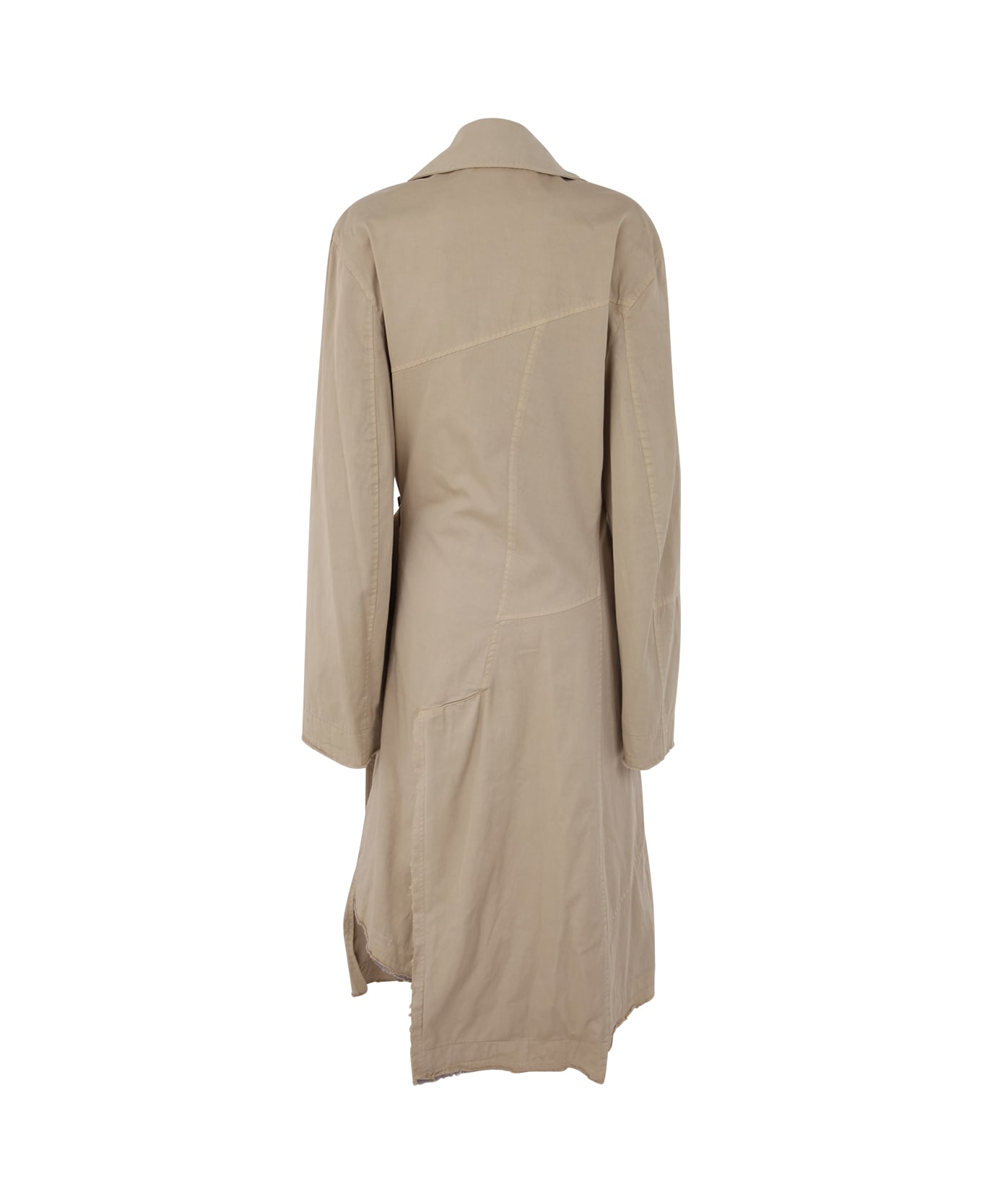 J.W. Anderson Twisted Buckle Trench Coat - Flax