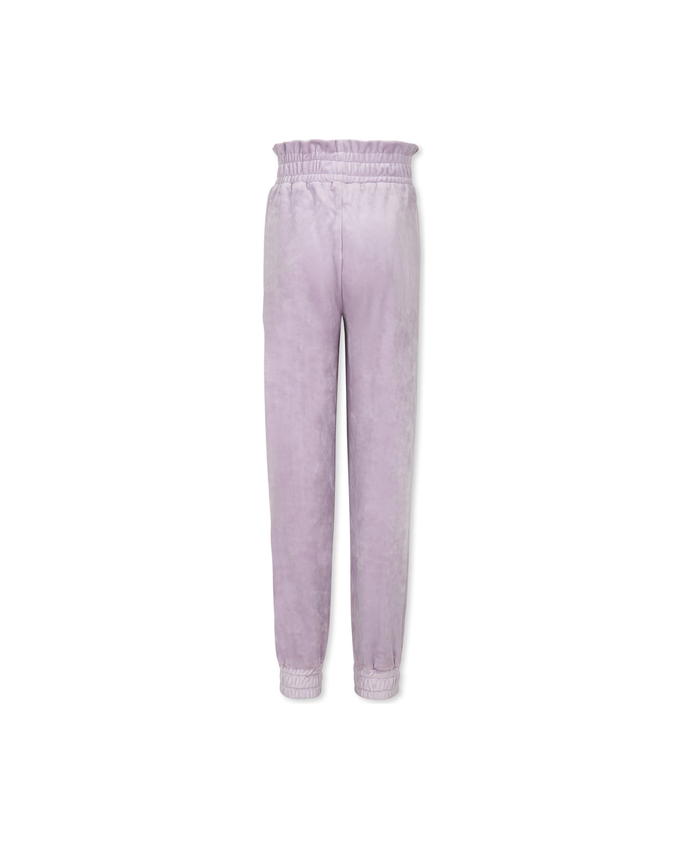 Pinko Lilac Trousers Pour Fille Avec Logo - Lilac