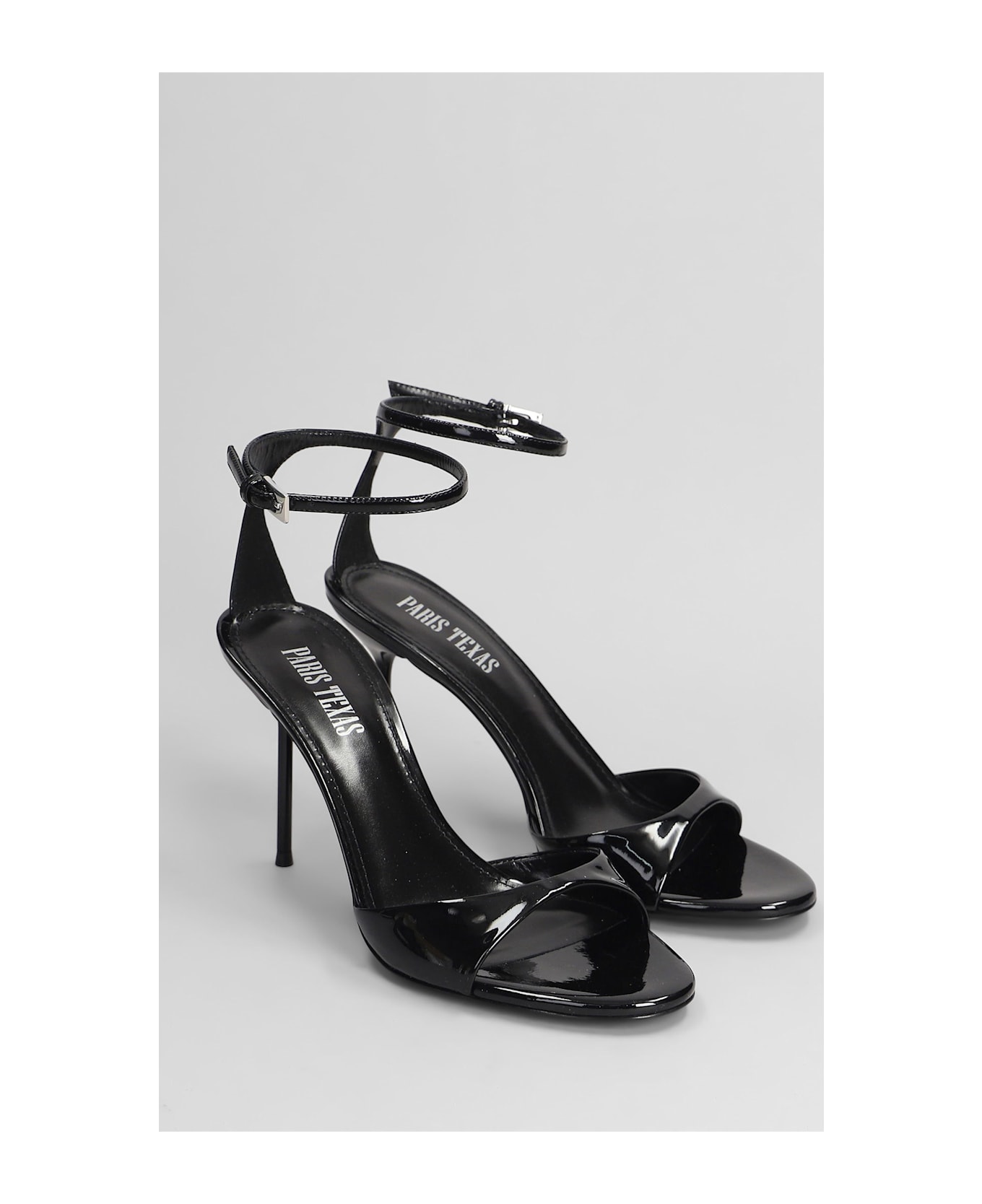 Paris Texas Lidia Sandal 90 Sandals In Black Patent Leather - black