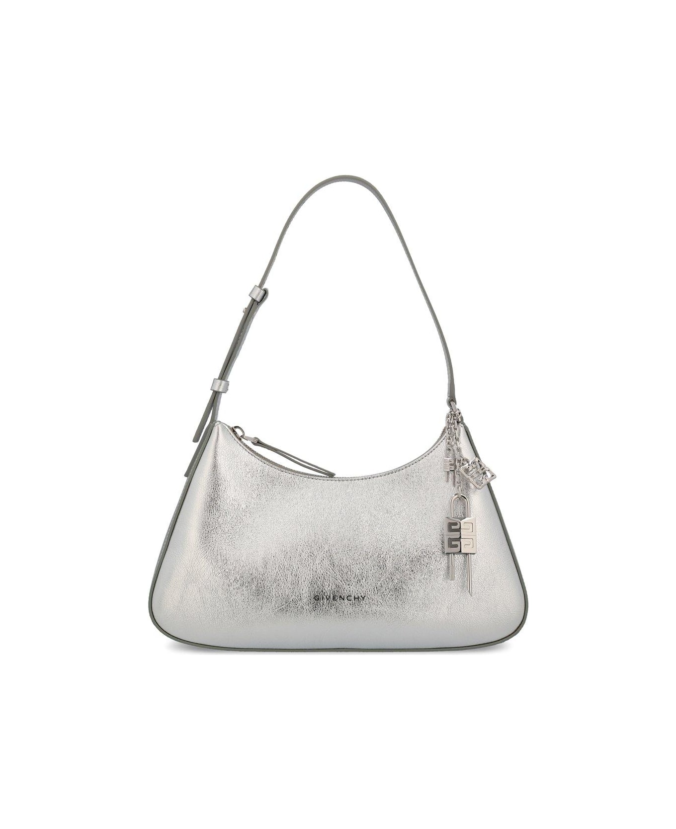Givenchy Small Lucky Lock Shoulder Bag - Silver