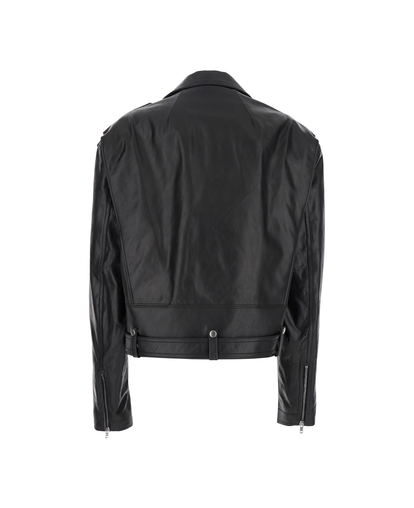 Rick Owens Cropped Jacket - BLACK