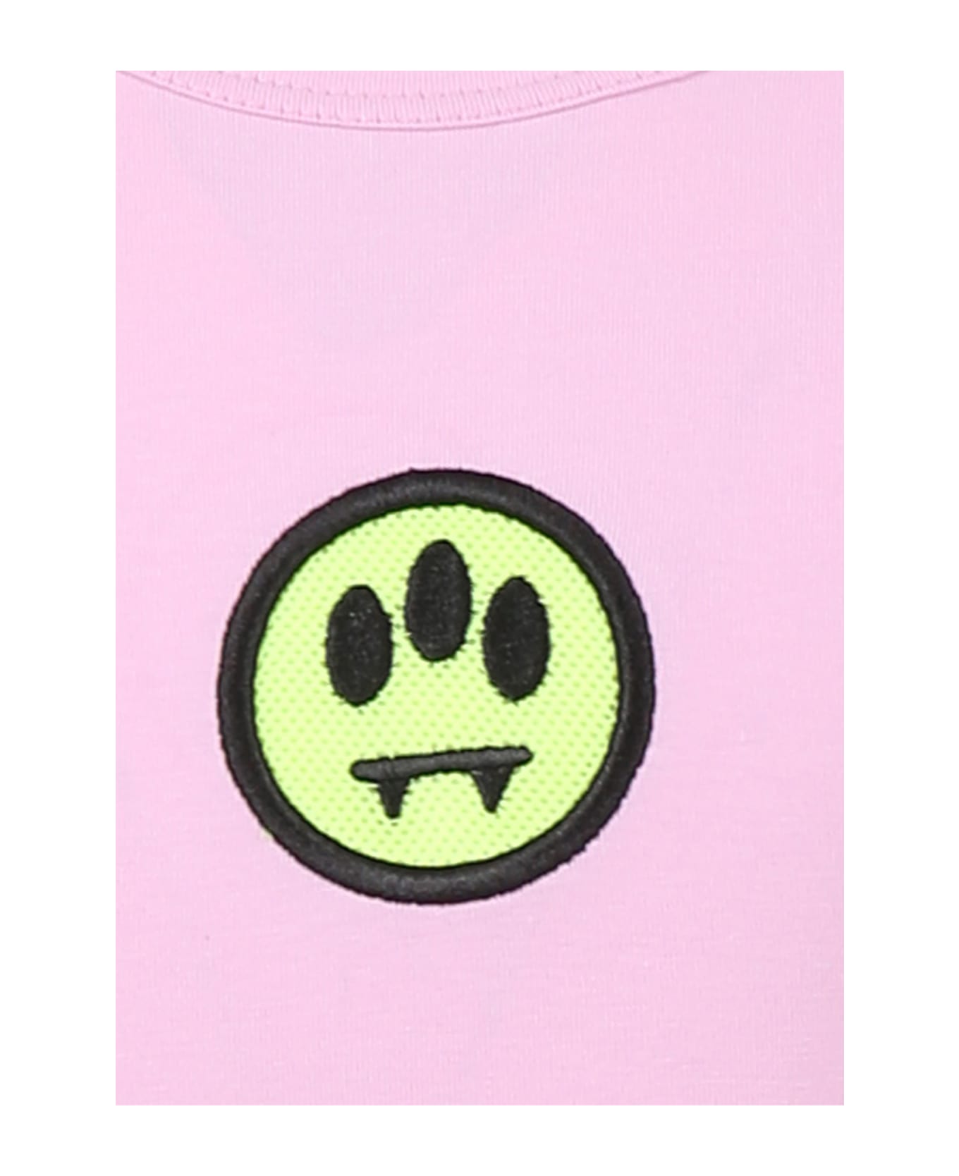 Barrow Pink Dress For Girl With Smiley - Pink