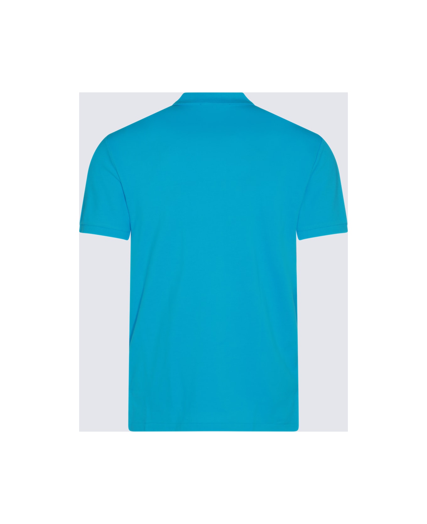 Polo Ralph Lauren Blue Cotton Polo Shirt - COVE BLUE
