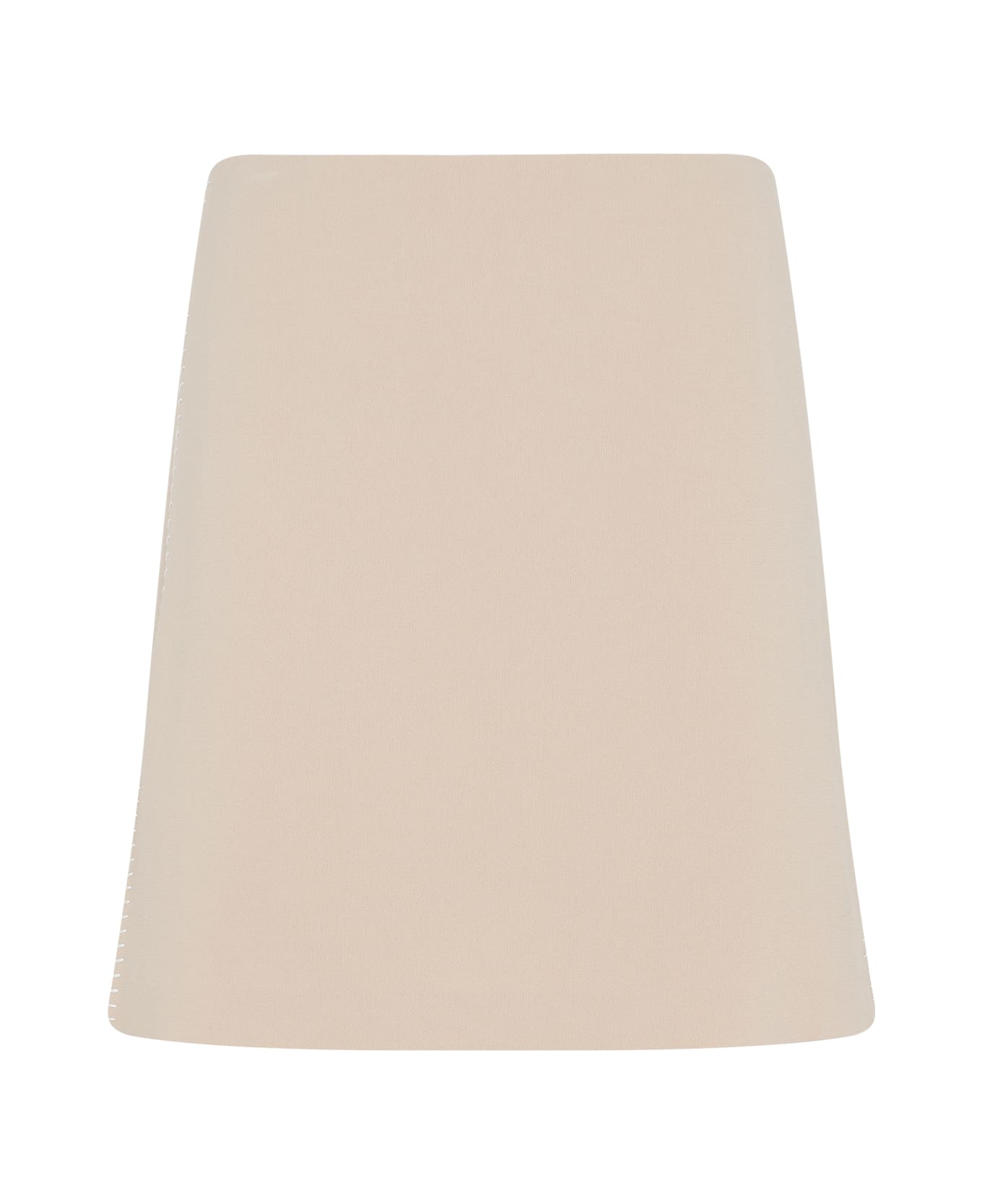 Theory A-line Mini Skirt - G Nude Khaki