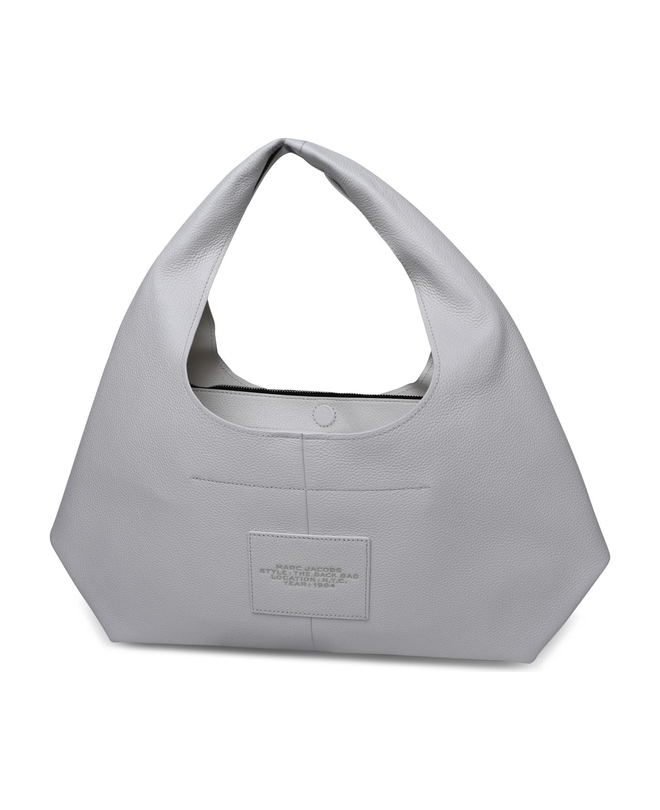 Marc Jacobs The Sack Bag Logo Debossed Shoulder Bag - White