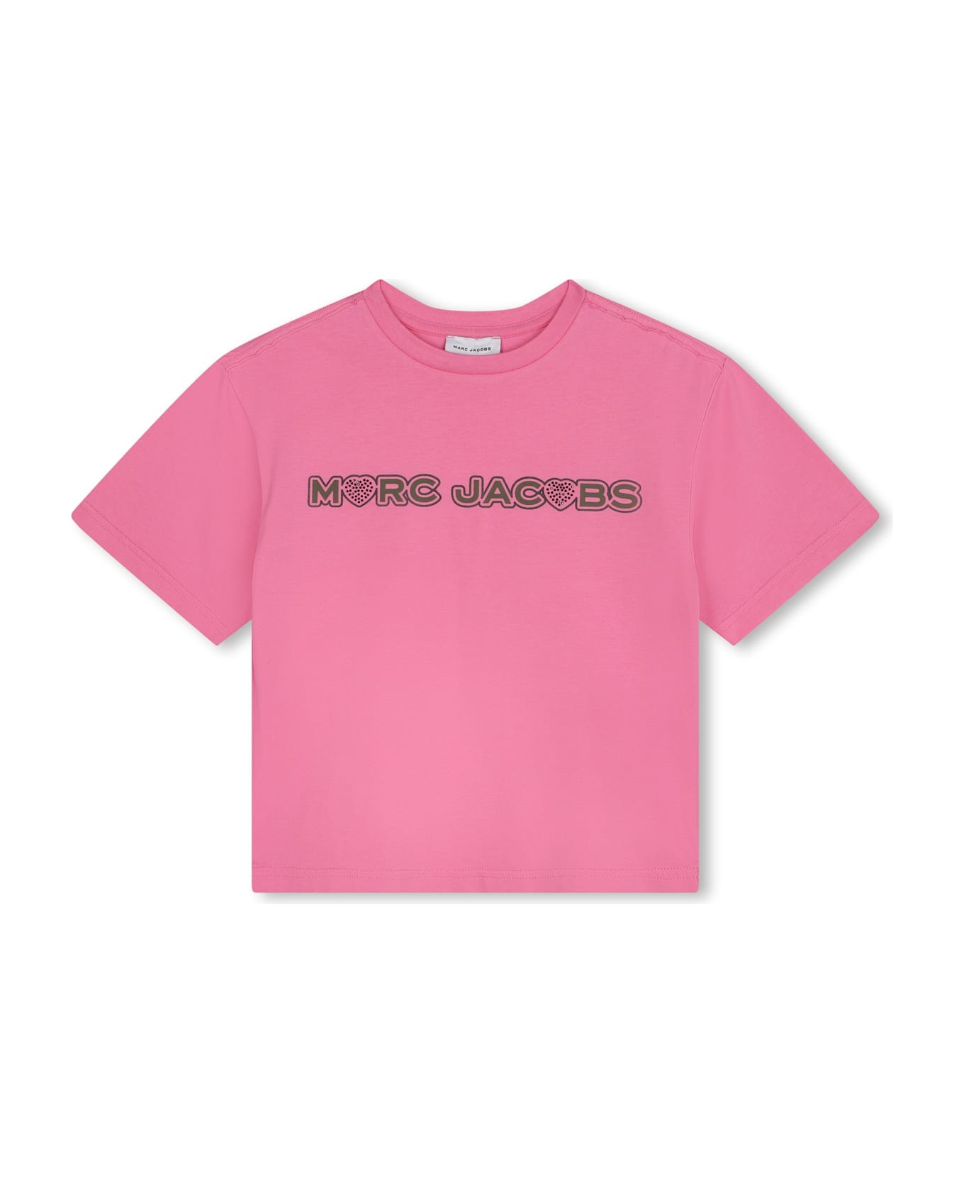 Marc Jacobs T-shirt Con Logo - Fucsia