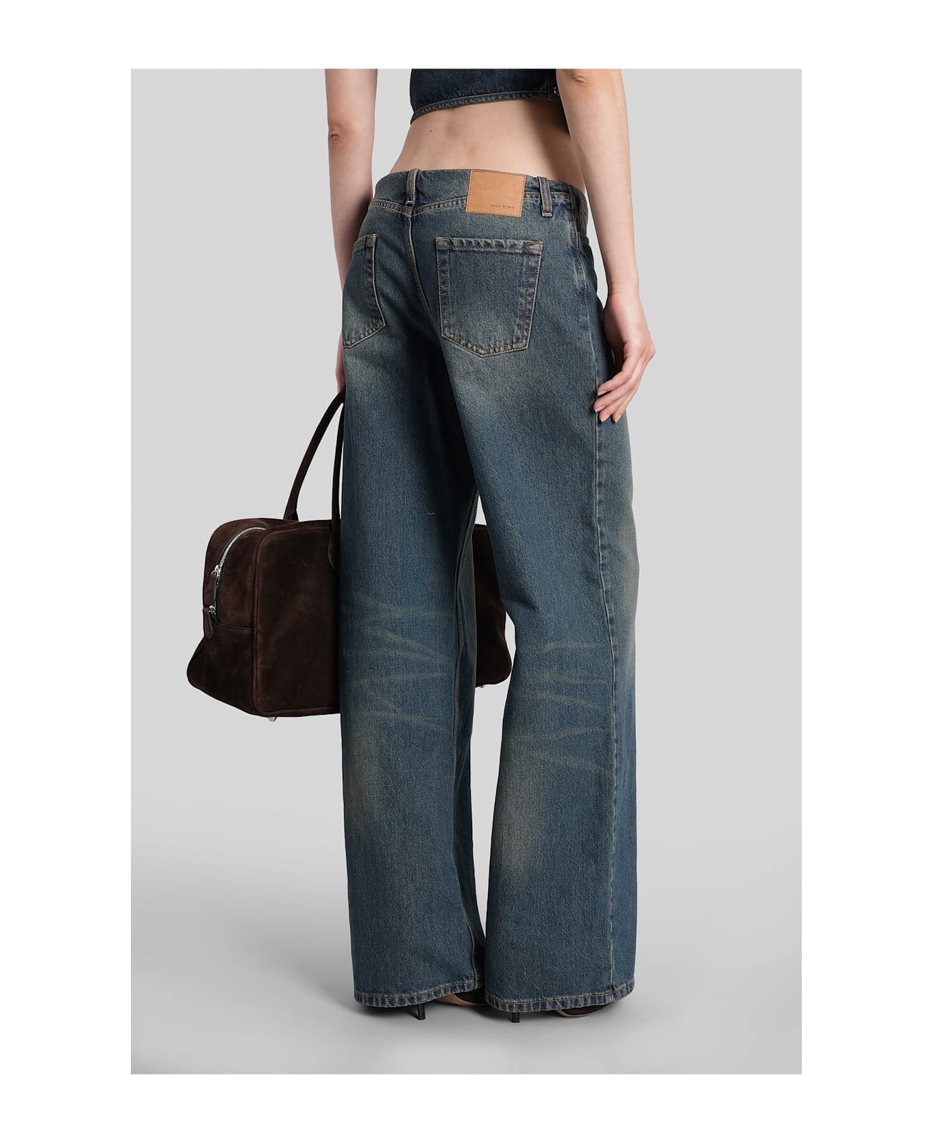 Magda Butrym Denim 03 Jeans In Blue Denim - blue