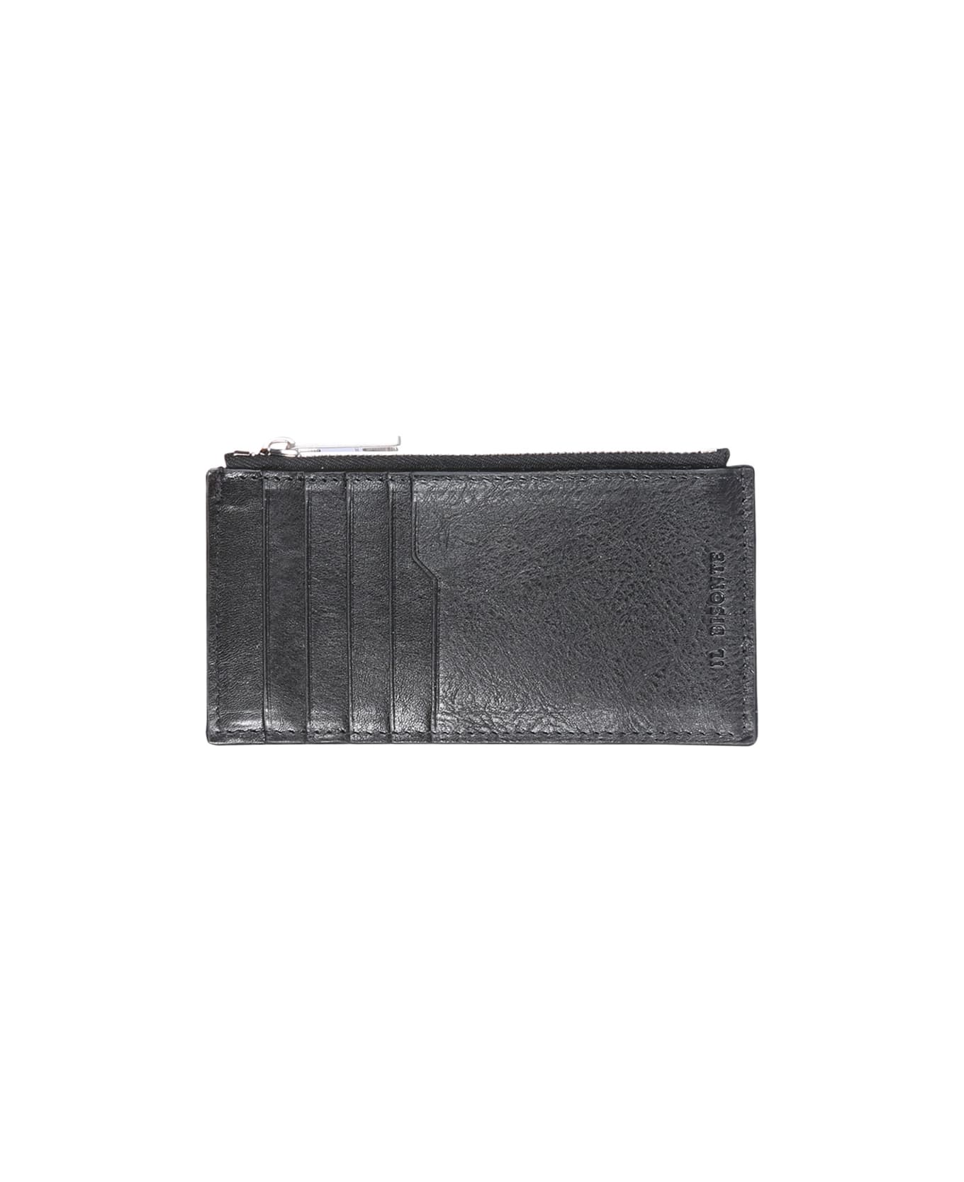 Il Bisonte Fictive Vertical Wallet - BLACK