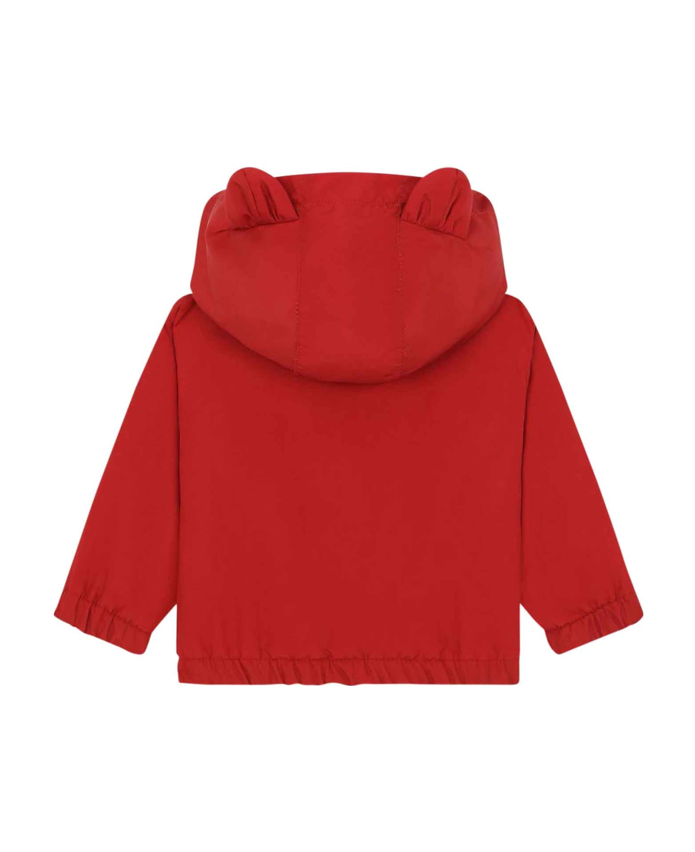 Dolce & Gabbana Red Newborn Sweatshirt - Leopardato