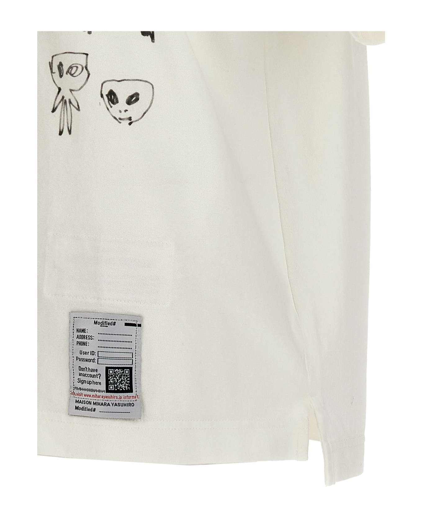 Mihara Yasuhiro Front Print T-shirt - White シャツ